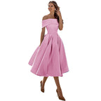Women's Strapless Maxi Dress – Fitted Evening Cocktail Dress