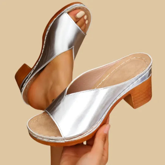 Women's Chunky Platform Sandals – Orthopedic Heel Sandals