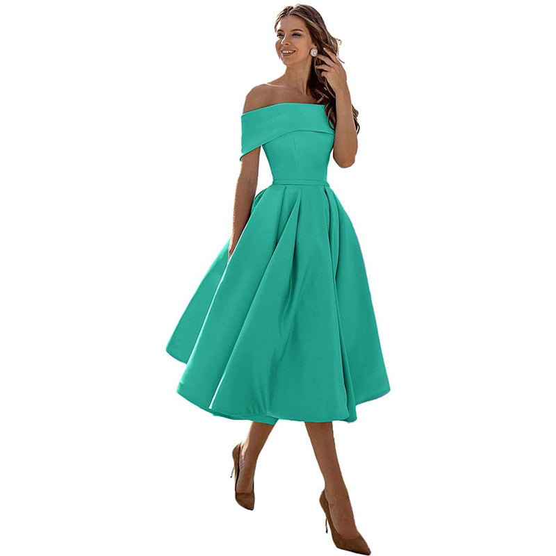 Women's Strapless Maxi Dress – Fitted Evening Cocktail Dress