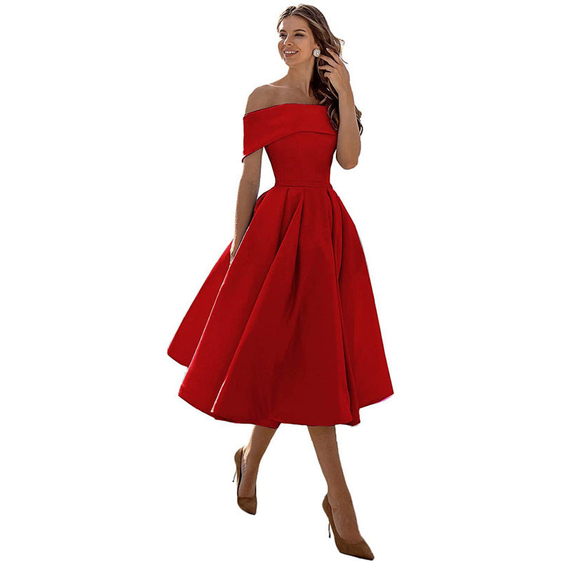 Women's Strapless Maxi Dress – Fitted Evening Cocktail Dress