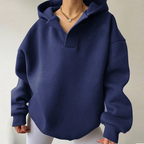 Women's Oversized Pullover Hoodie – Relaxed Hooded Sweatshirt