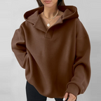 Women's Oversized Pullover Hoodie – Relaxed Hooded Sweatshirt