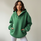 Women's Oversized Pullover Hoodie – Relaxed Hooded Sweatshirt