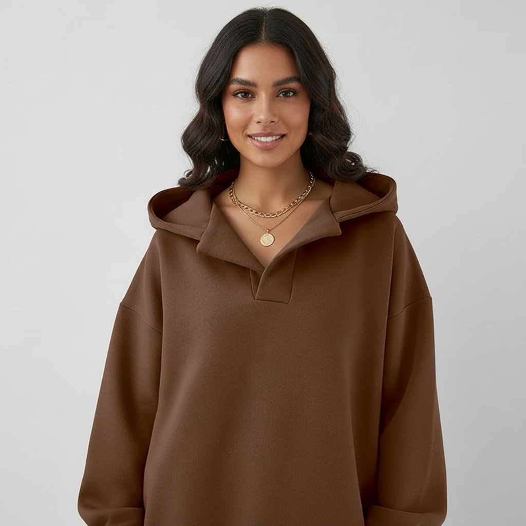 Women's Oversized Pullover Hoodie – Relaxed Hooded Sweatshirt