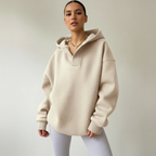 Women's Oversized Pullover Hoodie – Relaxed Hooded Sweatshirt