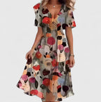 Women's Floral Mini Dress – Summer Casual Dress – Savannah