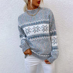 Women's Vintage Sweater – Classic Autumn Knit Sweater