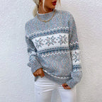 Women's Knitted Christmas Sweater – Festive Holiday Knit Sweater