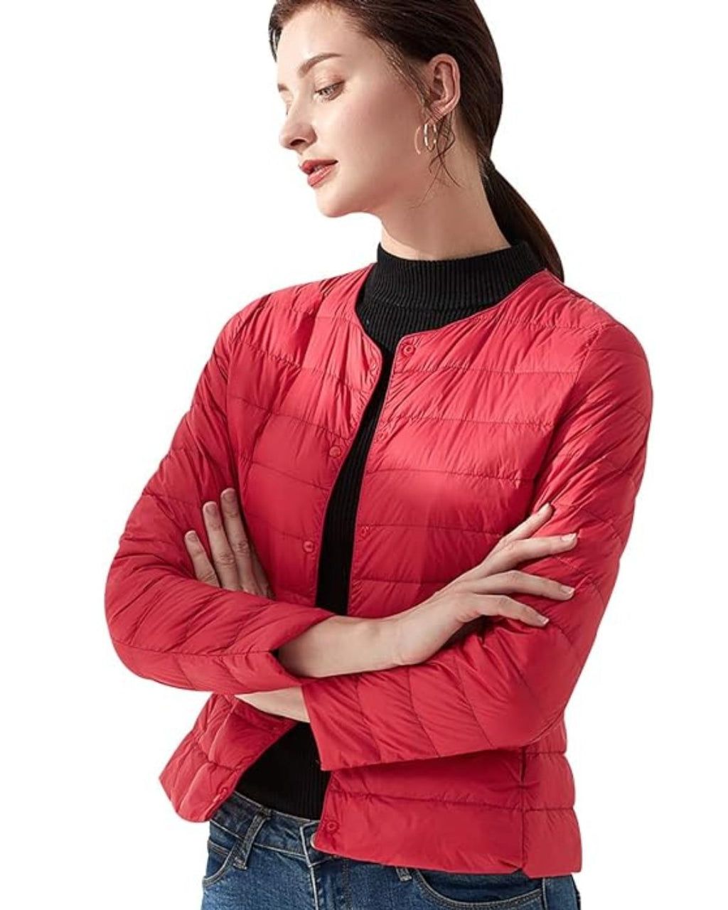 Women's Lightweight Puffer Jacket – Packable Cold Weather Jacket