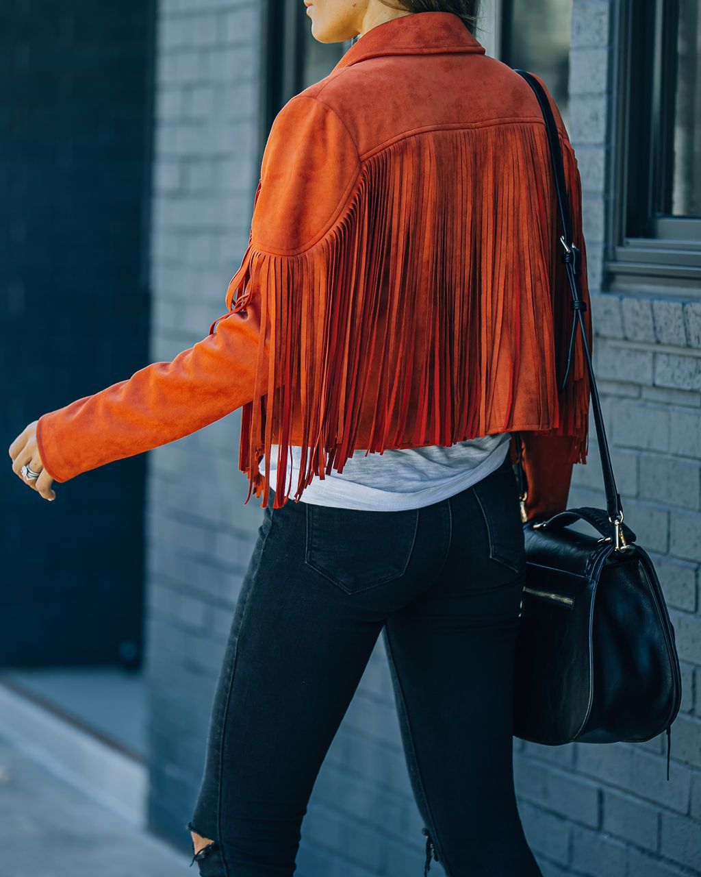 Women's Fringe Jacket – Cropped Statement Layering Jacket