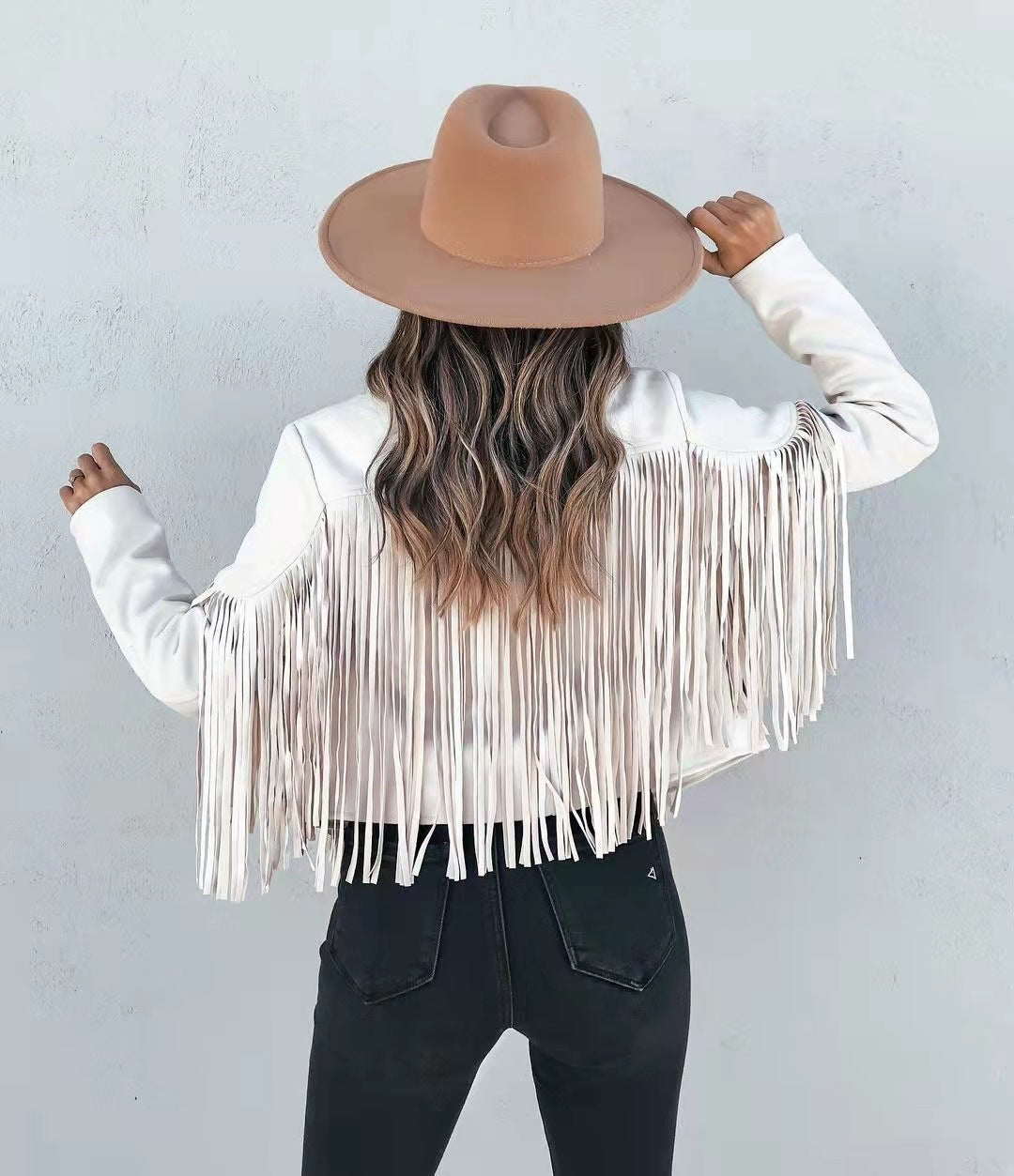 Women's Fringe Jacket – Cropped Statement Layering Jacket