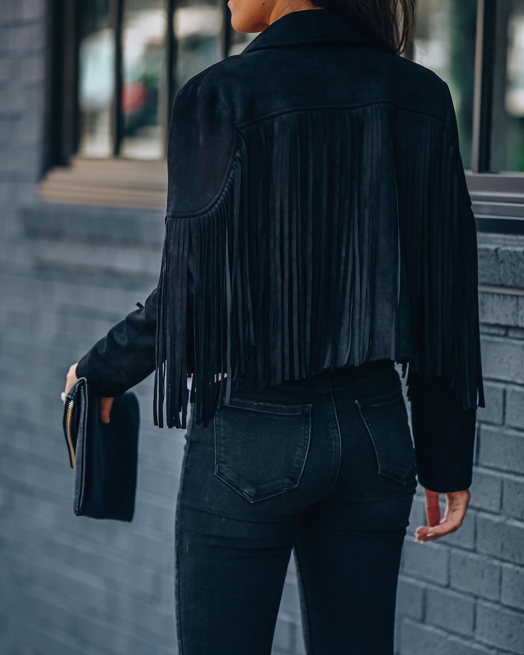 Women's Fringe Jacket – Cropped Statement Layering Jacket