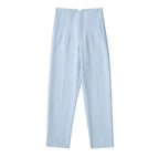 Women's Wrinkle Resistant Trousers – Tailored Straight Leg Dress Pants
