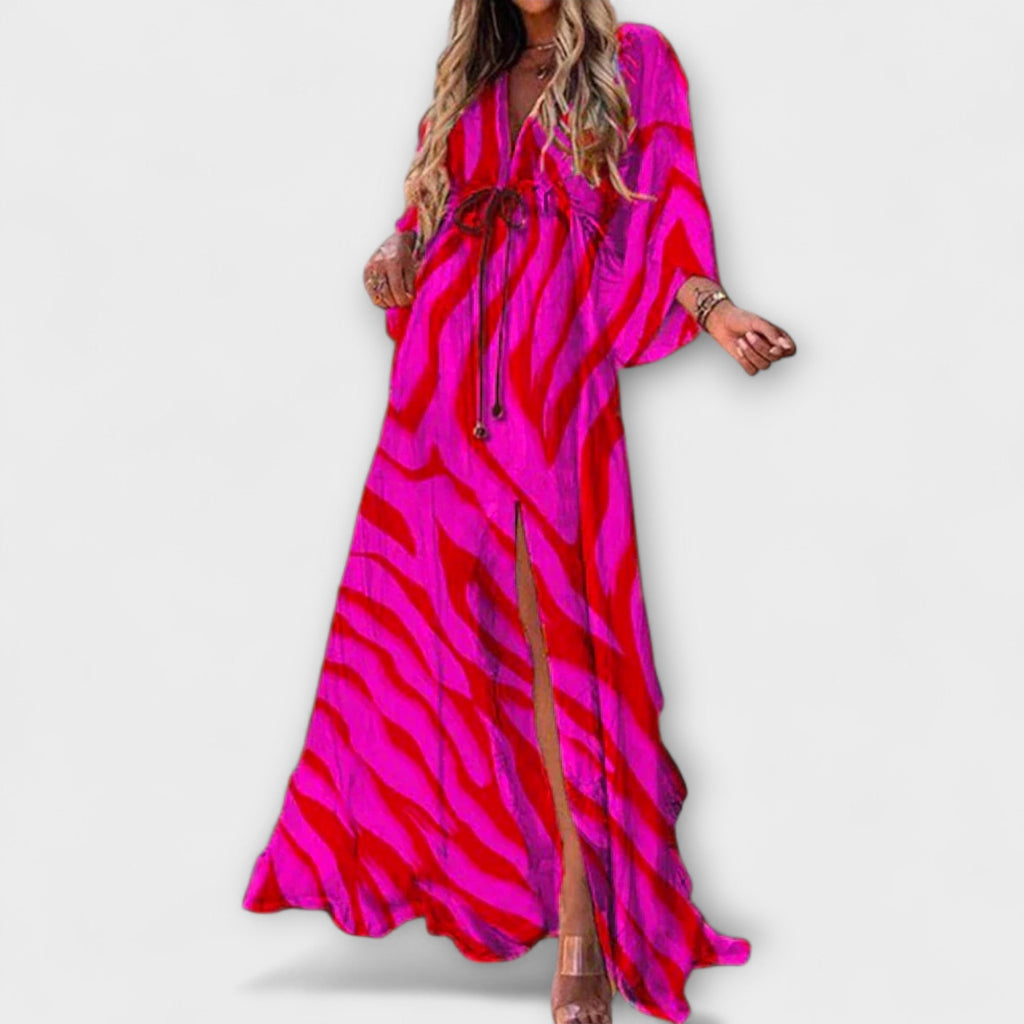 Women's Colorful Maxi Dress – Casual Summer Dress – Isla