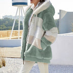 Women's Hooded Fleece Vest – Plush Zip-Up Winter Gilet