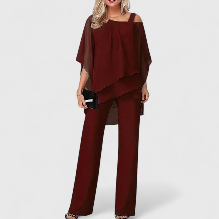 Women's Wide Leg Set – Elegant Matching Set – Everly