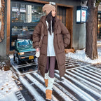Women's Long Hooded Parka – Quilted Cold Weather Winter Coat