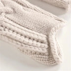 Women's Winter Knit Sweater – Cozy Long Sleeve Pullover