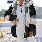 Women's Hooded Fleece Vest – Plush Zip-Up Winter Gilet