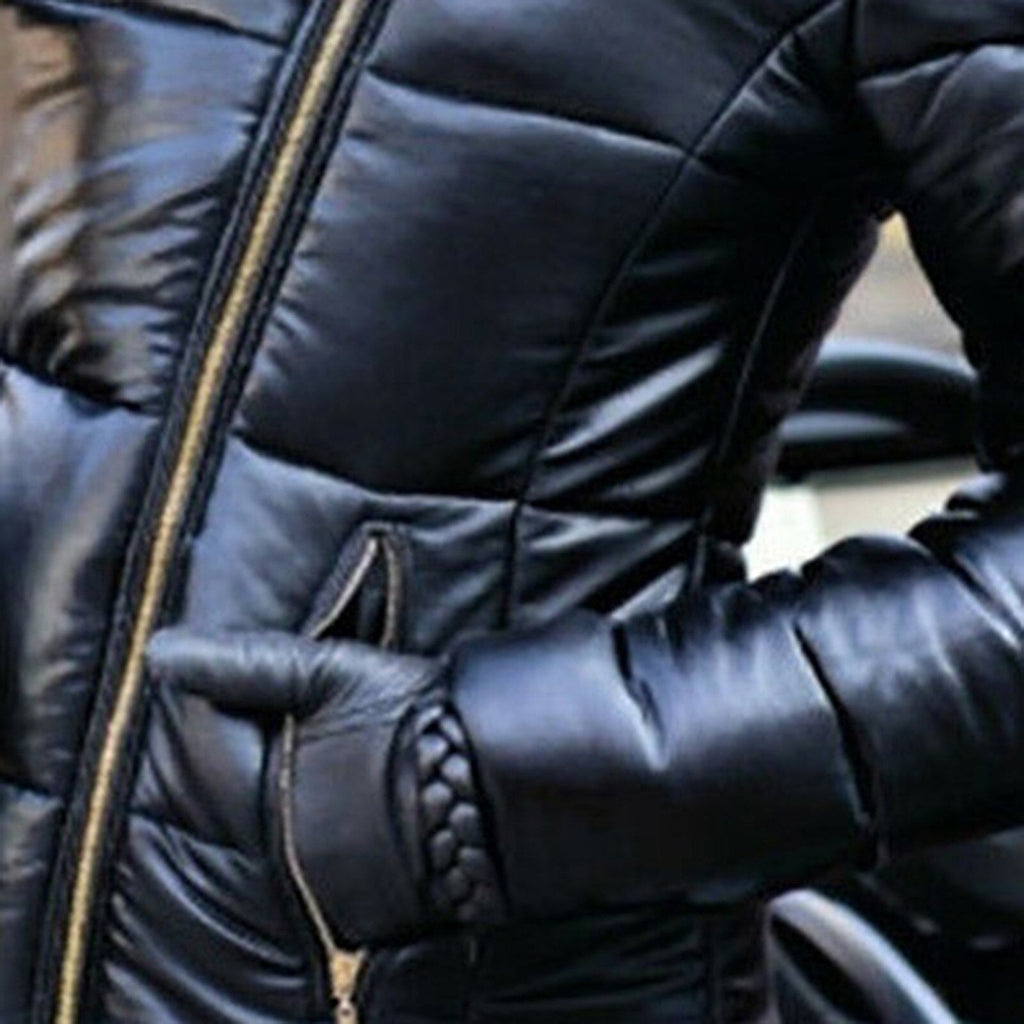 Women's Hooded Puffer Jacket – Faux Fur Trim Insulated Winter Coat