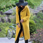 Women's Hooded Cardigan – Relaxed Long Sleeve Layering Cardigan