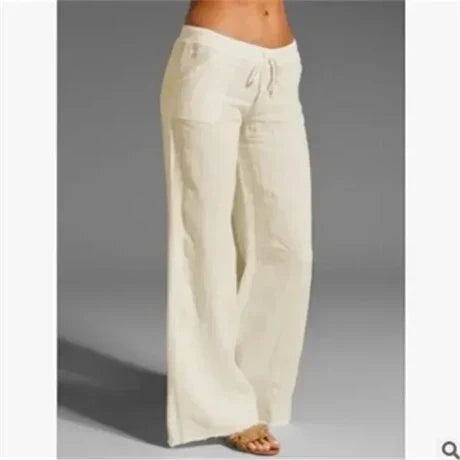 Women's Casual Linen Pants – Relaxed Summer Pants