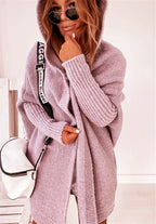 Women's Relaxed Sleeve Cardigan – Oversized Longline Cardigan