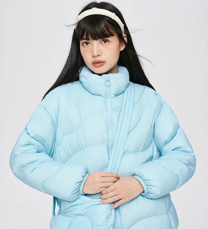 Women's Lightweight Puffer Jacket – Packable Collared Winter Jacket
