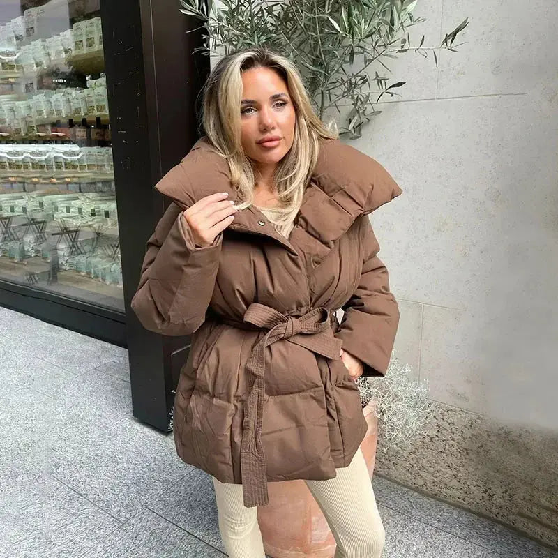 Women's Diamond Quilted Jacket – Lightweight Padded Zip-Up Jacket