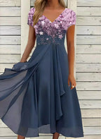 Women's Floral Maxi Dress – Occasion Summer Dress – Marigon
