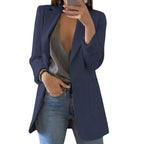Women's Pocket Blazer – Casual Office Blazer – Evelyn