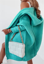 Women's Relaxed Sleeve Cardigan – Oversized Longline Cardigan