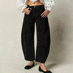 Women's High Waist Jeans – Relaxed Fit Denim Jeans – Aurelia