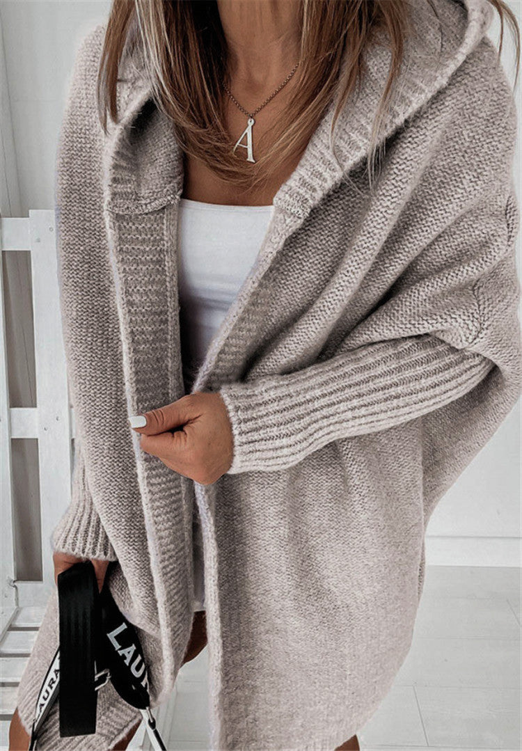 Women's Relaxed Sleeve Cardigan – Oversized Longline Cardigan
