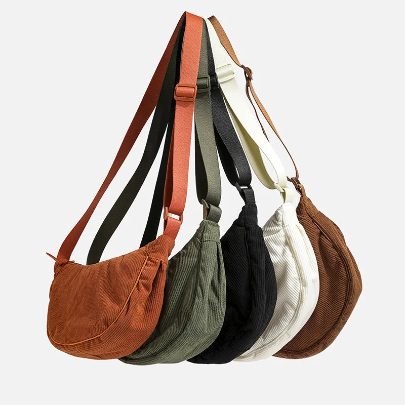Women's Corduroy Crossbody Bag – Casual Everyday Crossbody Bag – Josepha