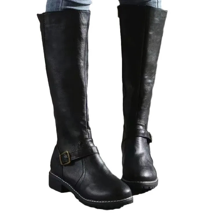 Women's Ankle Boots – Orthopedic Faux Leather Boots – Maureen