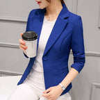 Women's Cropped Blazer – Casual Tailored Blazer – Aubrey
