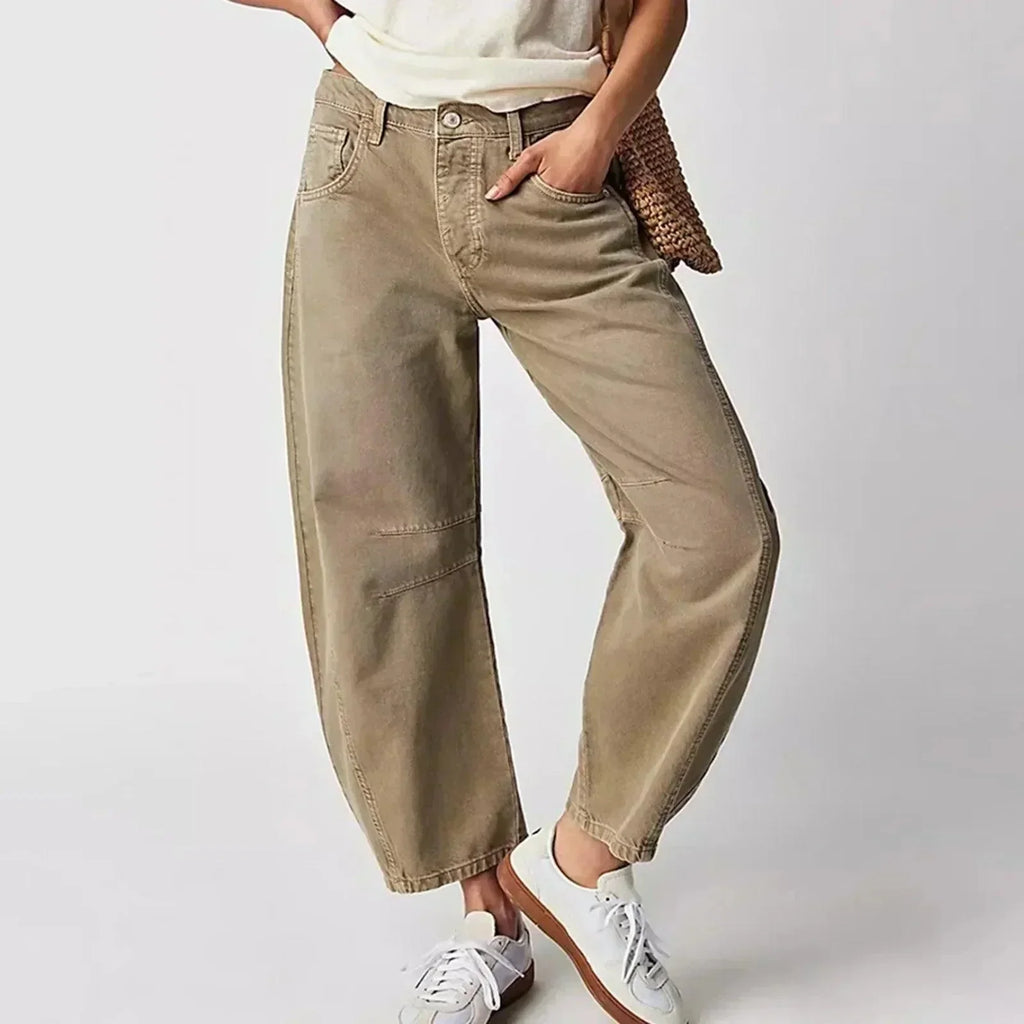 Women's High Waist Jeans – Relaxed Fit Denim Jeans – Aurelia