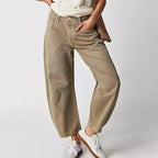 Women's High Waist Jeans – Relaxed Fit Denim Jeans – Aurelia
