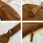 Women's Corduroy Crossbody Bag – Casual Everyday Crossbody Bag – Josepha