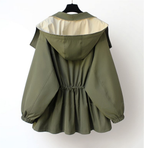 Women's Lightweight Hooded Jacket – Longline Transitional Coat