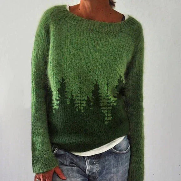 Women's Nordic Christmas Sweater – Relaxed Fit Holiday Sweater