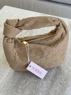 Women's Braided Suede Bag – Mini Crossbody Bag – Ilyse