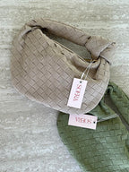 Women's Braided Suede Bag – Mini Crossbody Bag – Ilyse