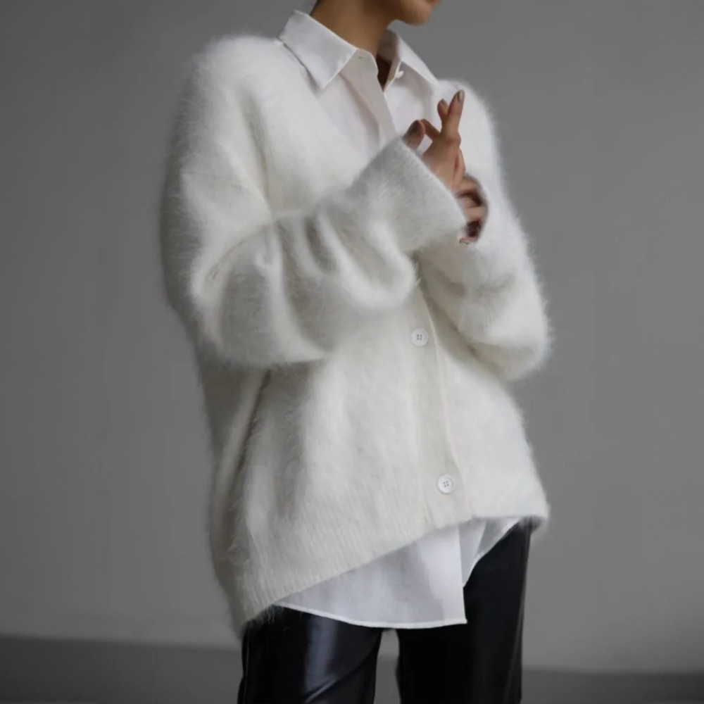 Women's Couture Style Cardigan – Structured Statement Cardigan
