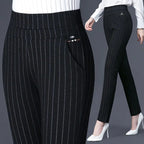 Women's Slim Fit Stretch Trousers – Tailored Day-to-Night Dress Pants