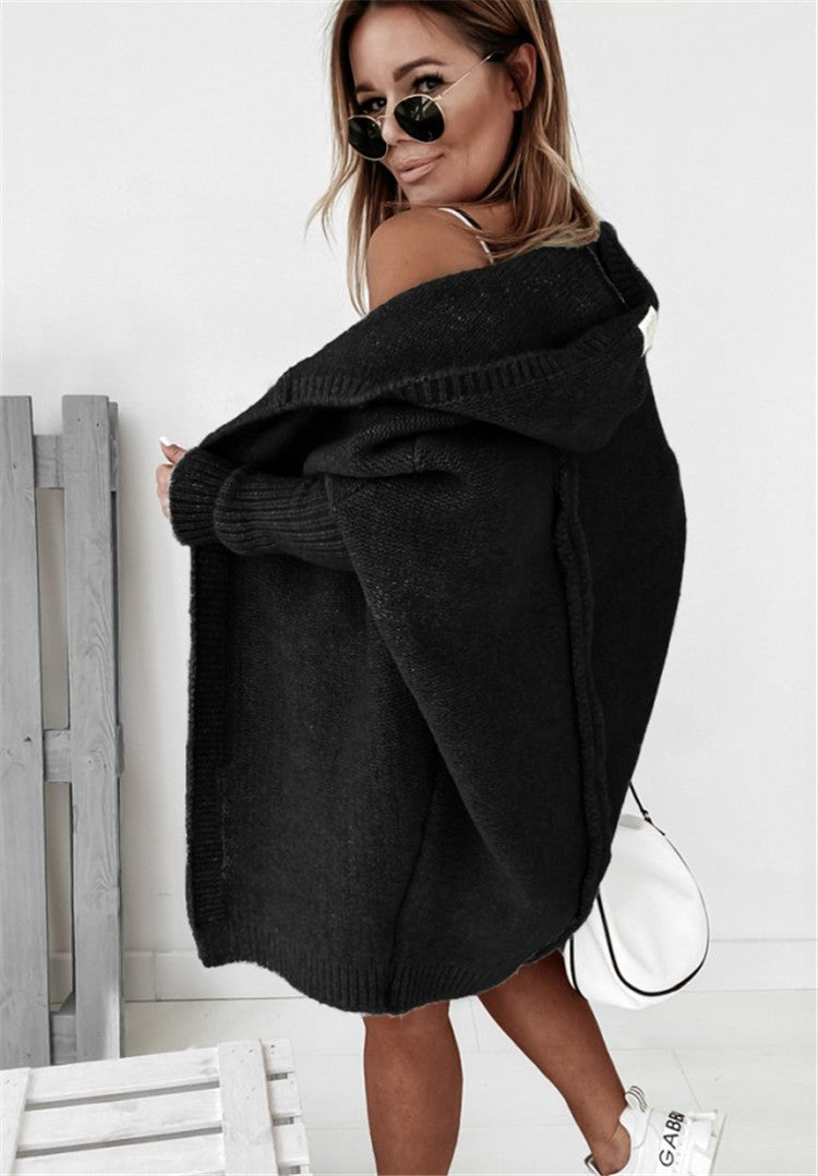 Women's Relaxed Sleeve Cardigan – Oversized Longline Cardigan