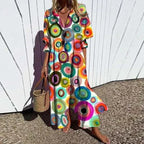 Women's Floral Print Maxi Dress – Pocket Flowy Summer Dress