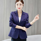 Women's Cropped Blazer – Casual Tailored Blazer – Aubrey