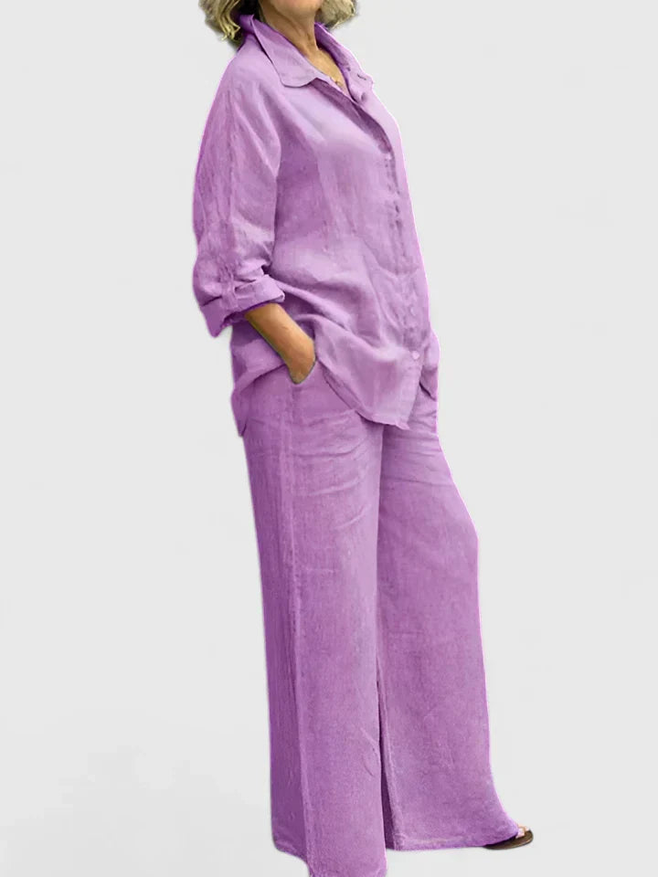 Women's Relaxed Lounge Set – Casual Two-Piece Set – Lennox